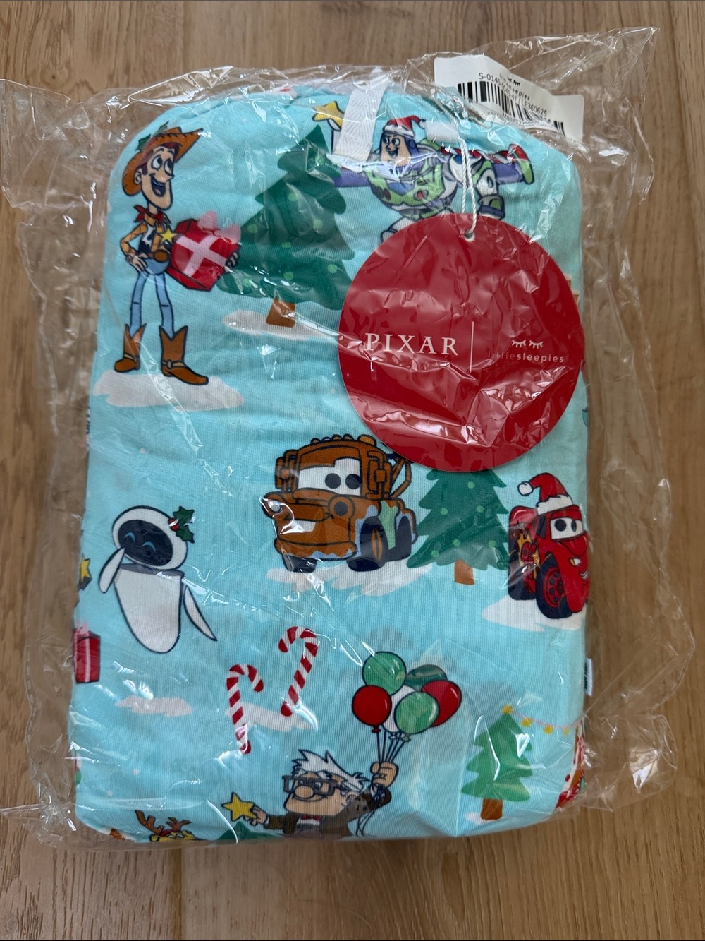 Little Sleepies Pixar Holiday Twin Sheet Set